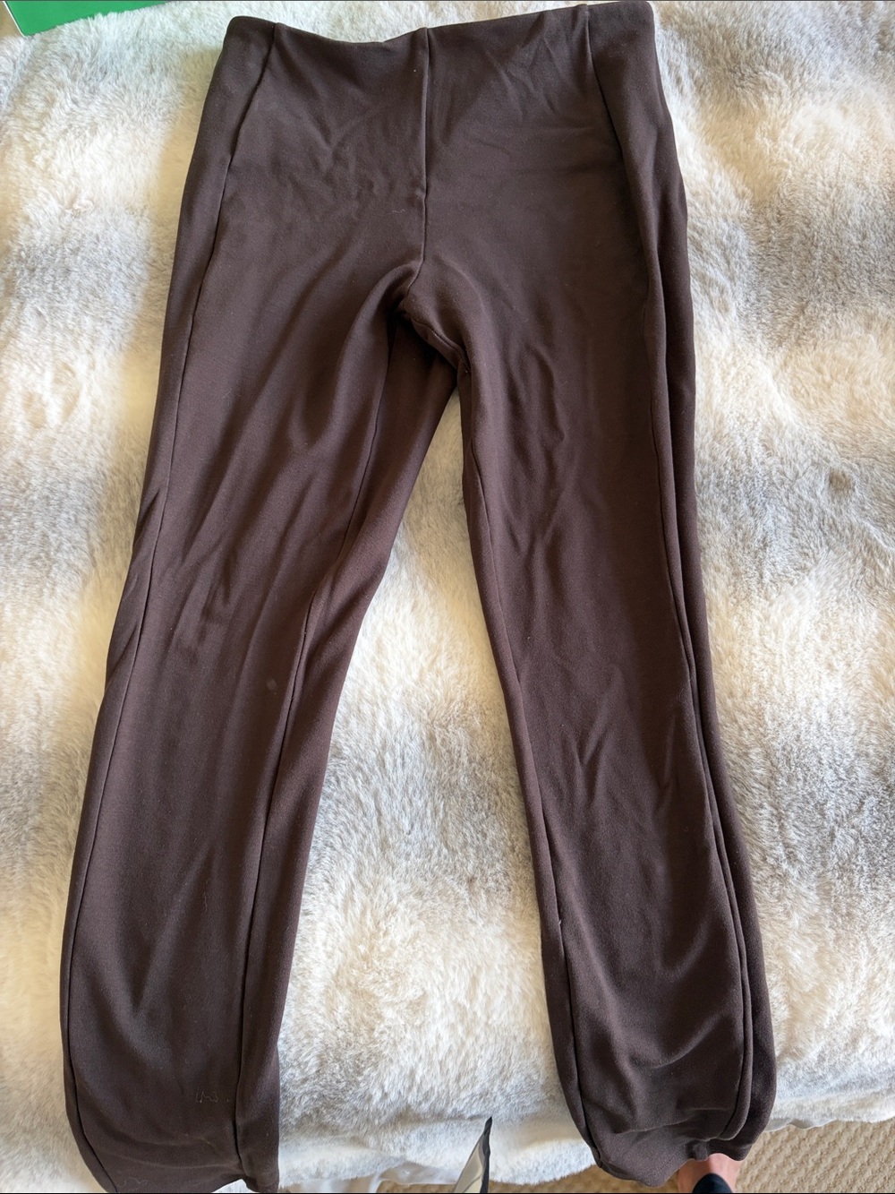 Lysse Brown Elastic Waist Leggings